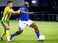 ADO Den Haag player Steven van der Sloot and FC Den Bosch player Danzell Gravenberch during the match Den Bosch vs. ADO at De Vliert for the...