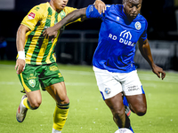 ADO Den Haag player Steven van der Sloot and FC Den Bosch player Danzell Gravenberch during the match Den Bosch vs. ADO at De Vliert for the...