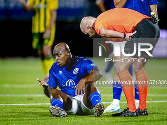 FC Den Bosch player Danzell Gravenberch plays during the match between Den Bosch and ADO at De Vliert for the Keuken Kampioen Divisie season...