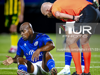 FC Den Bosch player Danzell Gravenberch plays during the match between Den Bosch and ADO at De Vliert for the Keuken Kampioen Divisie season...