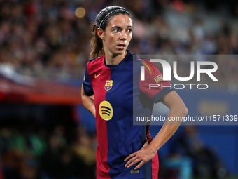 Aitana Bonmati plays during the match between FC Barcelona Women and Real Sociedad Women, corresponding to week 2 of the Liga F, at the Joha...