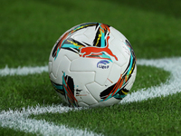 The official ball of the Liga F during the match between FC Barcelona Women and Real Sociedad Women, corresponding to week 2 of the Liga F,...