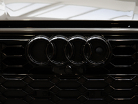 The Audi logo is seen during the Tuning Show Expo in Krakow, Poland, on September 8, 2024. (