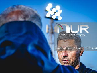 ADO Den Haag trainer Darije Kalezic is present during the match between Den Bosch and ADO at De Vliert for the Keuken Kampioen Divisie seaso...