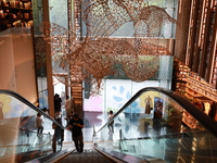 People visit TSUTAYA BOOKS in Xi'an, China, on September 13, 2024. On September 9, Xi'an TSUTAYA BOOKS issues a notice of closure and will c...