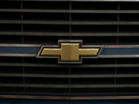 The Chevrolet logo is seen during the Tuning Show Expo in Krakow, Poland, on September 8, 2024. (