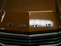 The Ford logo is seen during the Tuning Show Expo in Krakow, Poland, on September 8, 2024. (