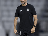 Al Sadd SC head coach Felix Sanchez Bas reacts during the Ooredoo Qatar Stars League 24/25 match between Al-Sadd SC and Umm Salal SC at Jass...