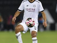 Tarek Salman of Al Sadd SC plays in the Ooredoo Qatar Stars League 24/25 match between Al-Sadd SC and Umm Salal SC at Jassim bin Hamad Stadi...