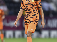 Khaled Abdelraouf Alzrigi of Umm Salal SC plays in the Ooredoo Qatar Stars League 24/25 match between Al-Sadd SC and Umm Salal SC at Jassim...