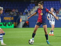 Francisca Nazareth plays during the match between FC Barcelona Women and Real Sociedad Women, corresponding to week 2 of the Liga F, at the...