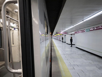 View inside Balderas station in Mexico City, Mexico, on September 13, 2024, during the reopening of the Isabel La Catolica and Balderas stat...