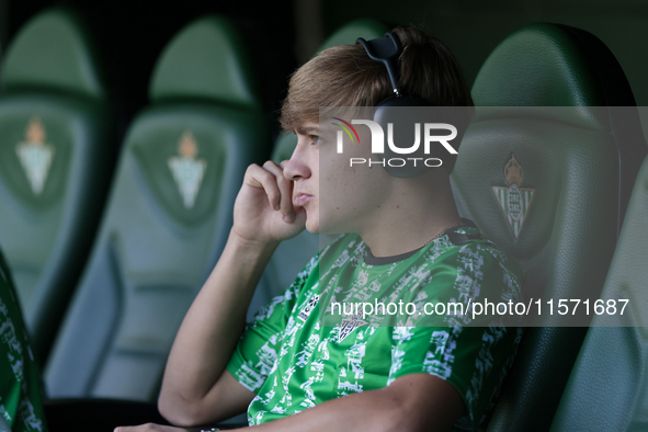 Jesus Rodriguez of Real Betis during the La Liga EA Sports match between Real Betis and CD Leganes at Benito Villamarin in Seville, Spain, o...