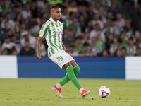 Natan Bernardo de Souza of Real Betis passes the ball during the La Liga EA Sports match between Real Betis and CD Leganes at Benito Villama...