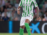 Natan Bernardo de Souza of Real Betis controls the ball during the La Liga EA Sports match between Real Betis and CD Leganes at Benito Villa...