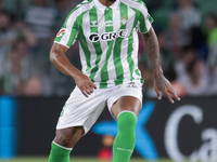 Natan Bernardo de Souza of Real Betis runs with the ball during the La Liga EA Sports match between Real Betis and CD Leganes at Benito Vill...