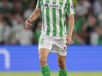 Sergi Altimira of Real Betis controls the ball during the La Liga EA Sports match between Real Betis and CD Leganes at Benito Villamarin in...