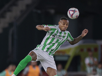 Natan Bernardo de Souza of Real Betis controls the ball during the La Liga EA Sports match between Real Betis and CD Leganes at Benito Villa...