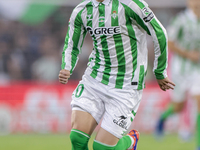 Giovani Lo Celso of Real Betis runs with the ball during the La Liga EA Sports match between Real Betis and CD Leganes at Benito Villamarin...