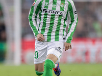 Giovani Lo Celso of Real Betis runs with the ball during the La Liga EA Sports match between Real Betis and CD Leganes at Benito Villamarin...