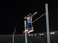 Armand Duplantis of Sweden competes in the Men's Pole Vault during the Wanda Diamond League 2024 final event, an athletics meeting. Armand G...