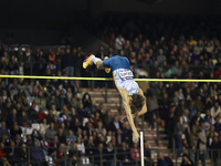 Armand Duplantis of Sweden competes in the Men's Pole Vault during the Wanda Diamond League 2024 final event, an athletics meeting. Armand G...