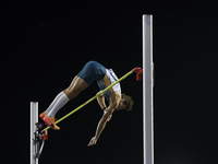 Armand Duplantis of Sweden competes in the Men's Pole Vault during the Wanda Diamond League 2024 final event, an athletics meeting. Armand G...