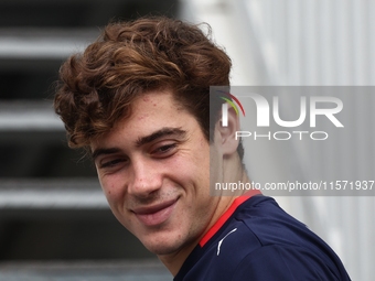 Franco Colapinto od Williams before first practice ahead of the Formula 1 Grand Prix of Azerbaijan at Baku City Circuit in Baku, Azerbaijan...