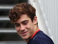 Franco Colapinto od Williams before first practice ahead of the Formula 1 Grand Prix of Azerbaijan at Baku City Circuit in Baku, Azerbaijan...