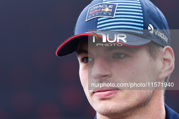 Max Verstappen of Red Bull Racing before first practice ahead of the Formula 1 Grand Prix of Azerbaijan at Baku City Circuit in Baku, Azerba...