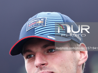 Max Verstappen of Red Bull Racing before first practice ahead of the Formula 1 Grand Prix of Azerbaijan at Baku City Circuit in Baku, Azerba...