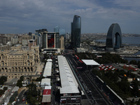 A view during first practice ahead of the Formula 1 Grand Prix of Azerbaijan at Baku City Circuit in Baku, Azerbaijan on September 13, 2024....