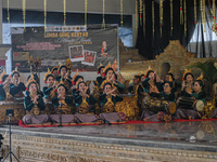 Pendet and Puspanjali dancers, accompanied by the Gong Kebyar art, enlivened the Pujawali ceremonies at the Parahyangan Agung Jagatkartta Te...