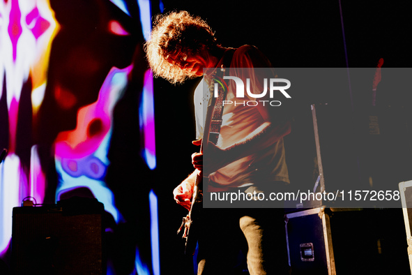 Steve Turner of Mudhoney performs live at Santeria in Milano, Italy, on September 13, 2024 