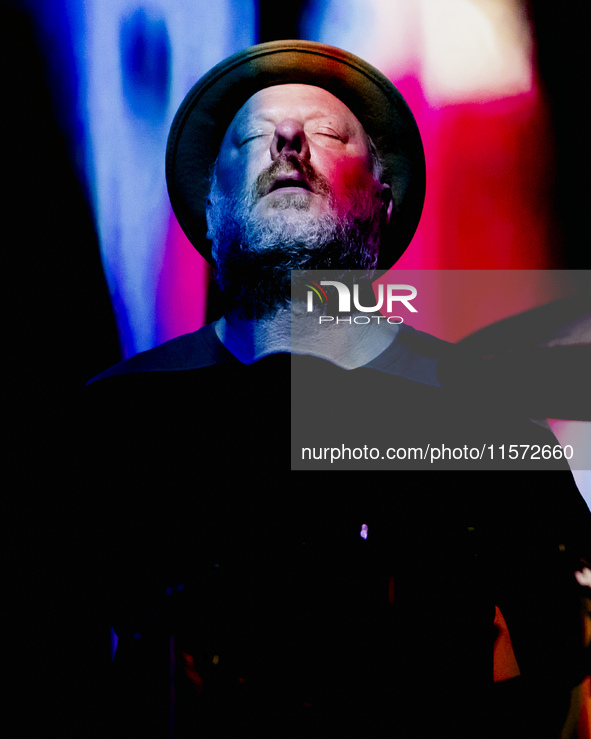 Dan Peters of Mudhoney performs live at Santeria in Milano, Italy, on September 13, 2024 