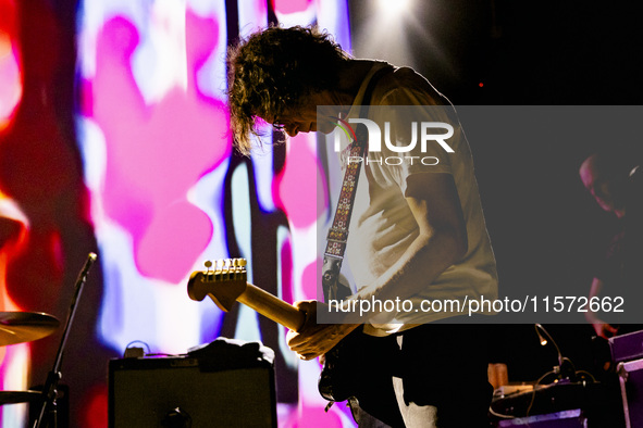 Steve Turner of Mudhoney performs live at Santeria in Milano, Italy, on September 13, 2024 