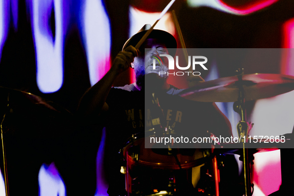 Dan Peters of Mudhoney performs live at Santeria in Milano, Italy, on September 13, 2024 