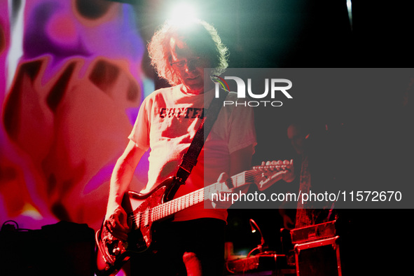 Steve Turner of Mudhoney performs live at Santeria in Milano, Italy, on September 13, 2024 