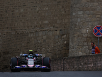 Pierre Gasly of Alpine during third practice ahead of the Formula 1 Grand Prix of Azerbaijan at Baku City Circuit in Baku, Azerbaijan on Sep...