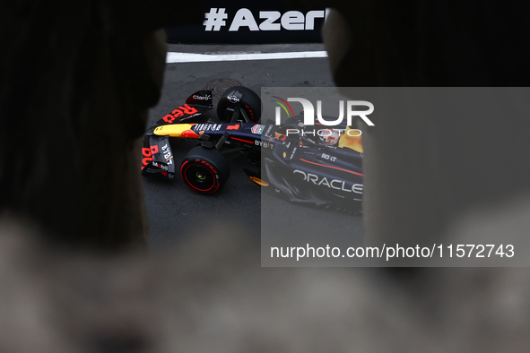 Max Verstappen of Red Bull Racing during third practice ahead of the Formula 1 Grand Prix of Azerbaijan at Baku City Circuit in Baku, Azerba...