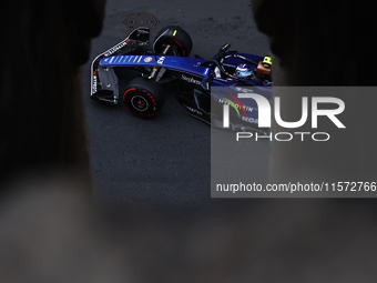 Franco Colapinto of Williams during third practice ahead of the Formula 1 Grand Prix of Azerbaijan at Baku City Circuit in Baku, Azerbaijan...