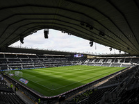 General view inside Pride Park, home to Derby County during the Sky Bet Championship match between Derby County and Cardiff City in Derby, E...