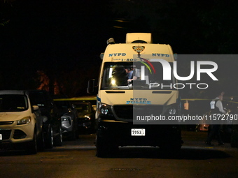 A 23-year-old man dies after being shot in the head, right forearm, and abdomen at 33-37 96 Street in Queens, New York, United States, on Se...