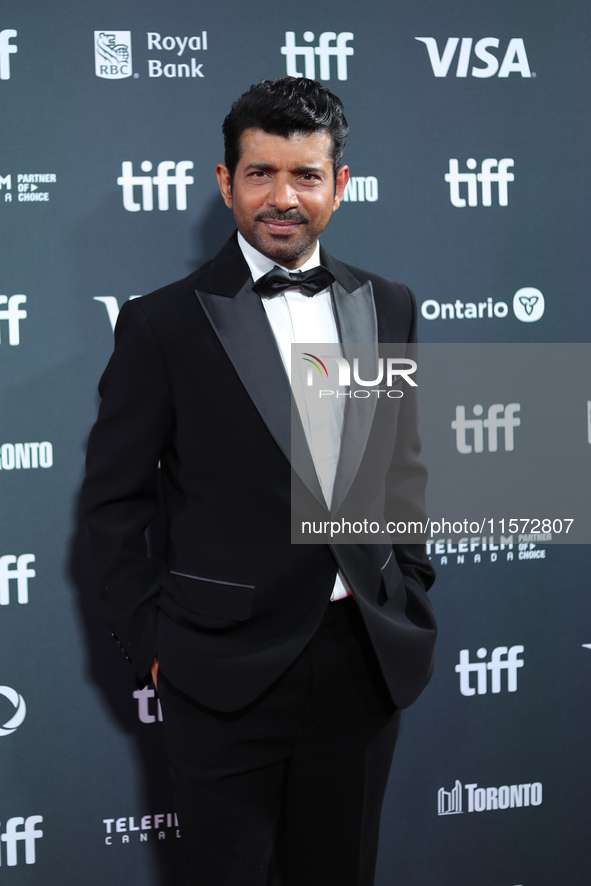 Vineet Kumar Singh attends the premiere of ''Superboys of Malegaon'' during the 2024 Toronto International Film Festival at Roy Thomson Hall...