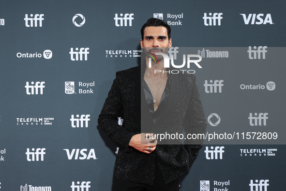 Anuj Duhan attends the premiere of ''Superboys of Malegaon'' during the 2024 Toronto International Film Festival at Roy Thomson Hall in Toro...