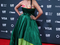 Manjiri Papula attends the premiere of ''Superboys of Malegaon'' during the 2024 Toronto International Film Festival at Roy Thomson Hall in...