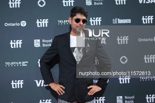 Varun Grover attends the premiere of ''Superboys of Malegaon'' during the 2024 Toronto International Film Festival at Roy Thomson Hall in To...