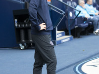 The Brentford City Manager during the Premier League match between Manchester City and Brentford at the Etihad Stadium in Manchester, Englan...