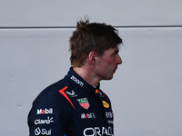 Max Verstappen of Red Bull Racing after qualifying ahead of the Formula 1 Grand Prix of Azerbaijan at Baku City Circuit in Baku, Azerbaijan...