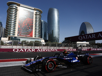 Franco Colapinto of Williams during qualifying ahead of the Formula 1 Grand Prix of Azerbaijan at Baku City Circuit in Baku, Azerbaijan on S...